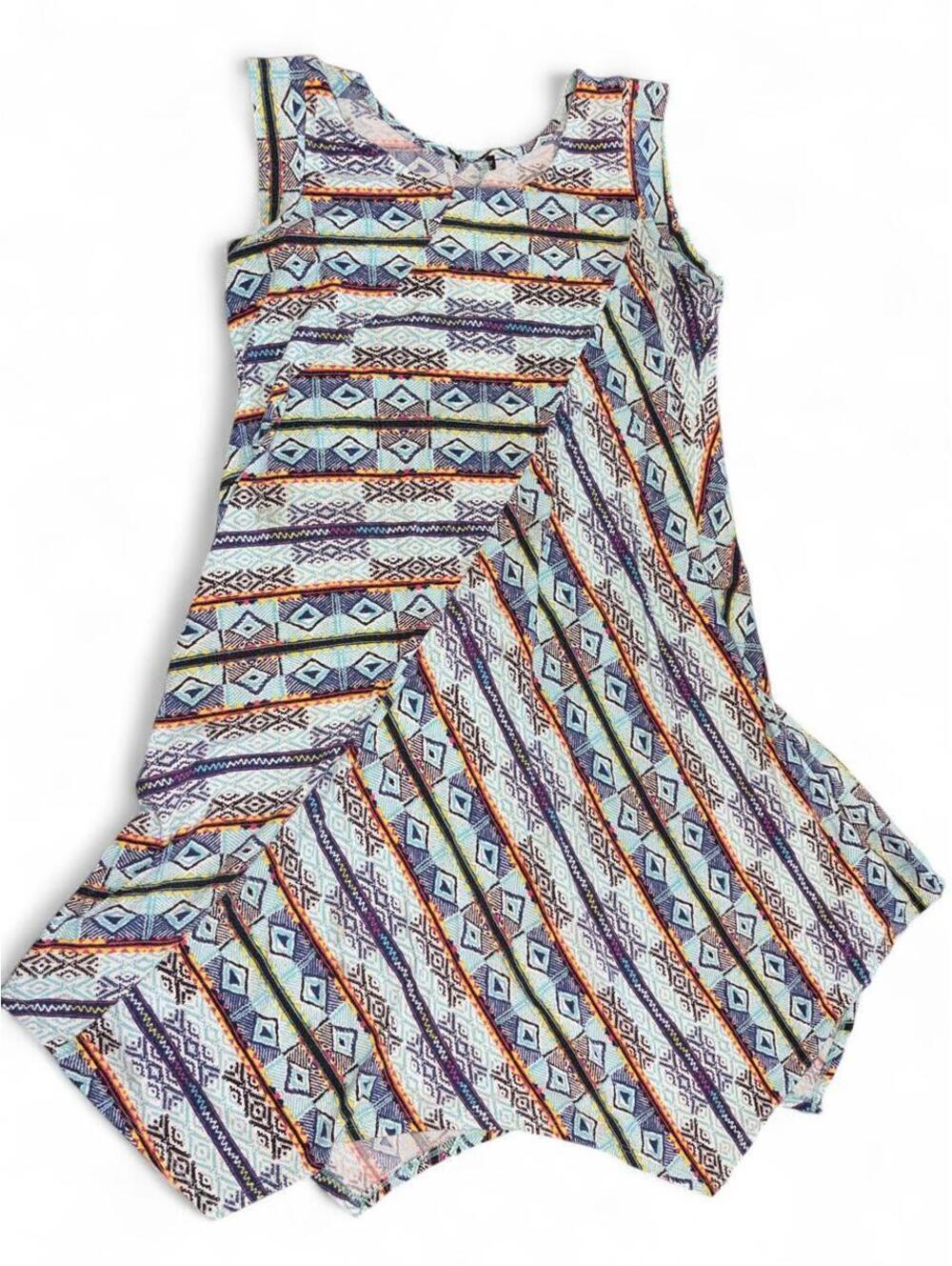 New Directions Women's Multi and Blue Dress